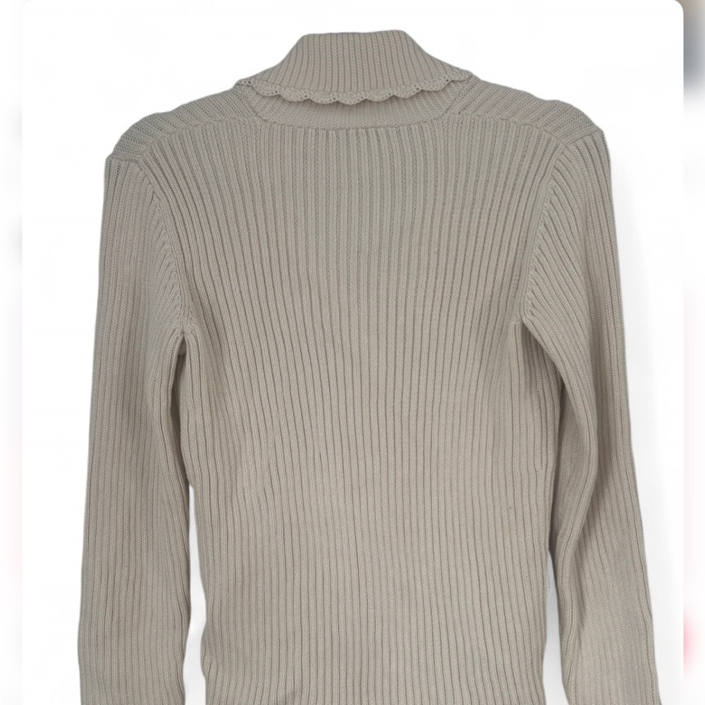 Austin Reed Beige Ribbed Cardigan - Picture 4 of 6
